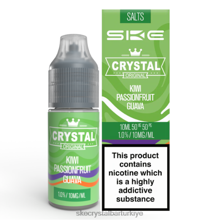 SKE Vape Authentication - SKE kristal güzel tuz - 10ml kivi çarkıfelek meyvesi guava 8V62B115