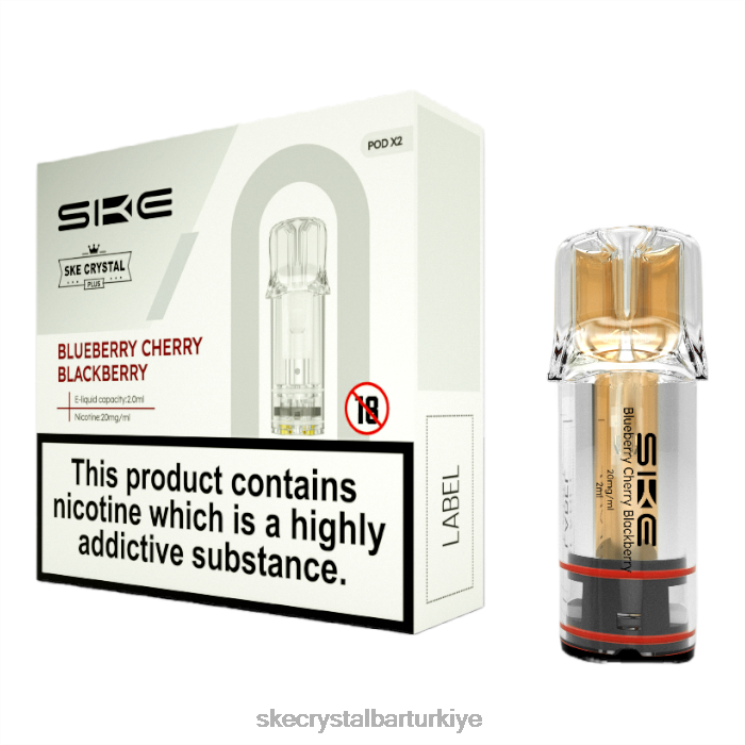 SKE Vape Pen - SKE kristal vapes artı bakla yaban mersini kiraz böğürtlen 8V62B108